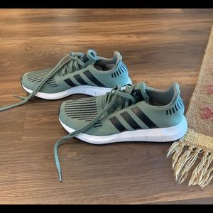 Army Green Adidas sneakers